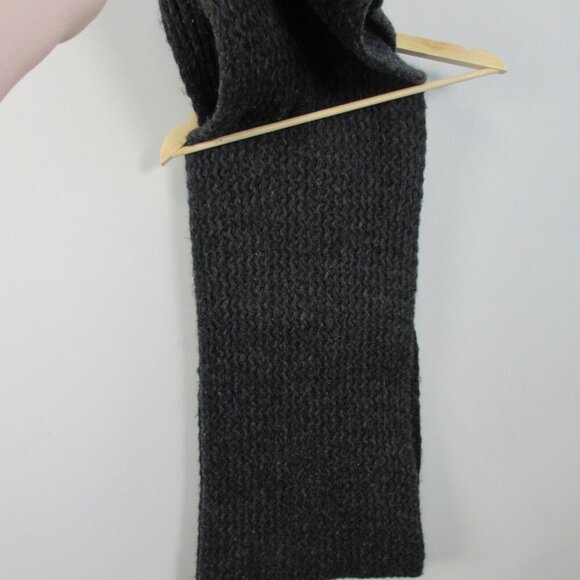 Club Monaco Wool Alpaca Blend Infinity Scarf Women OS Black Soft Cozy Warm 258 - Picture 2 of 11